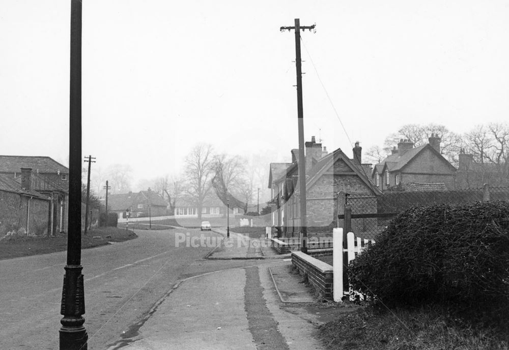 Village Road Looking North-West, Clifton Village, Nottingham, c 1970