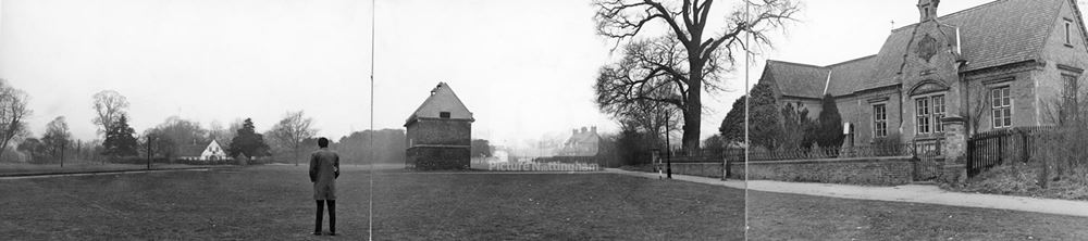 Panoramic View of The Green, Village Road, Clifton Village, Nottingham, c 1960