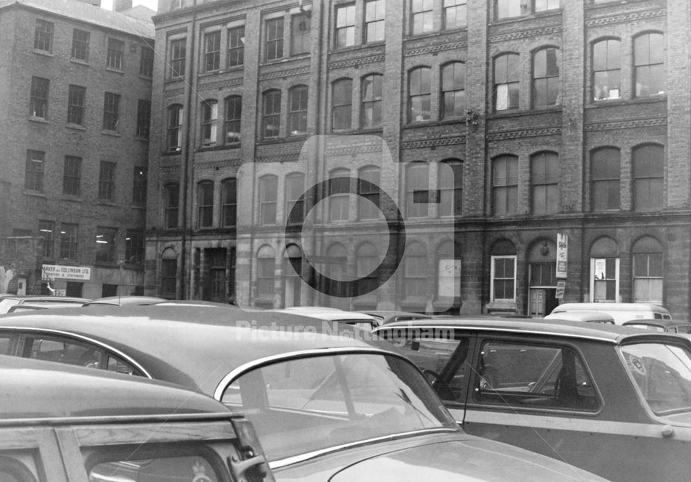 King's Place Car Park, Lace Market, Nottingham, c 1970