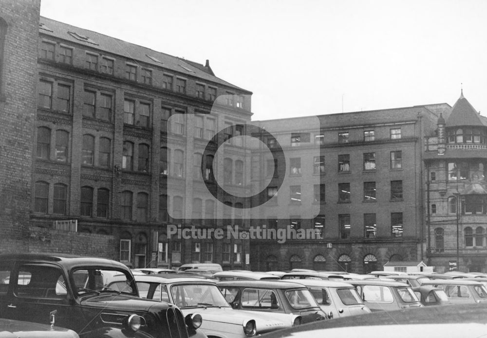 King's Place Car Park, Lace Market, Nottingham, c 1970