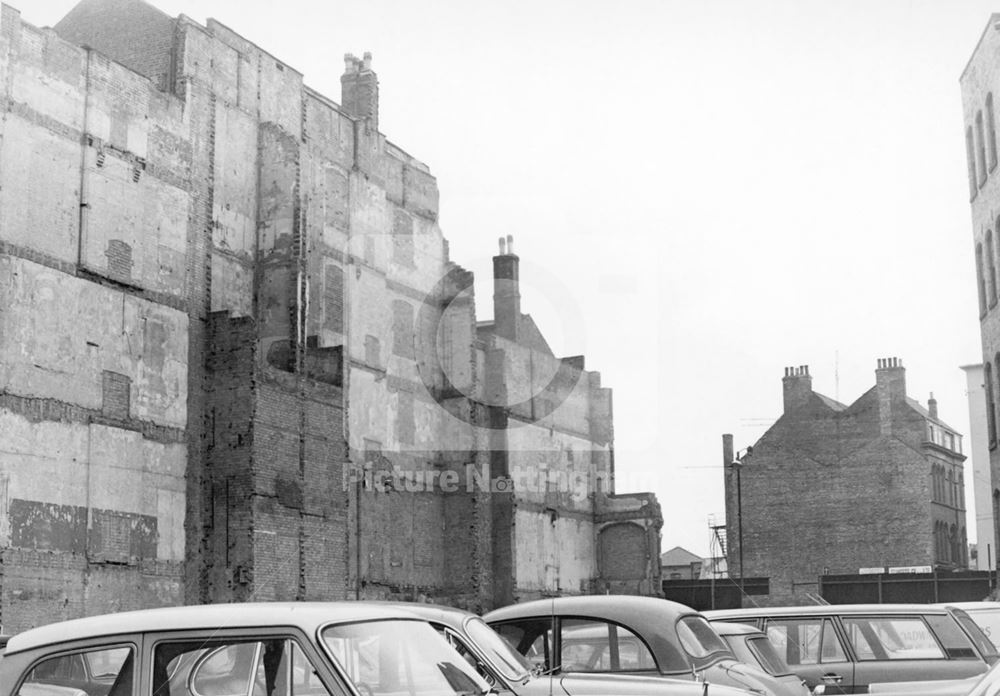 King's Place Car Park, Lace Market, Nottingham, c 1970