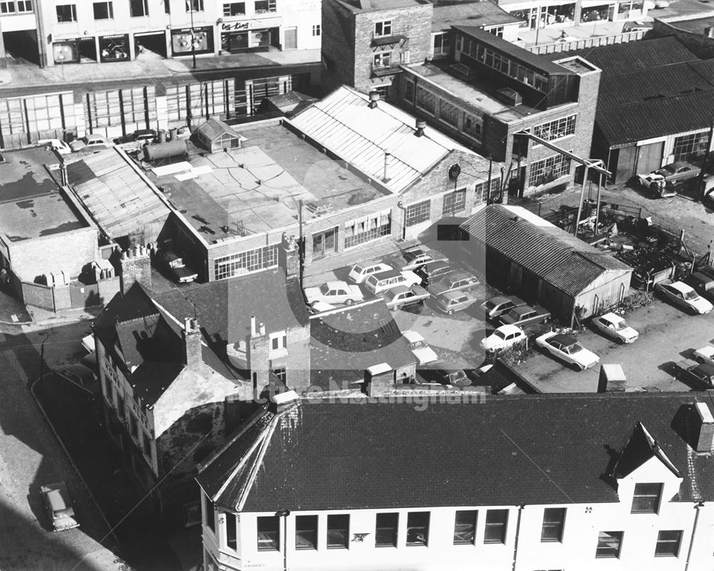 High-Level View Towards Huntingdon Street, Nottingham, c 1970s