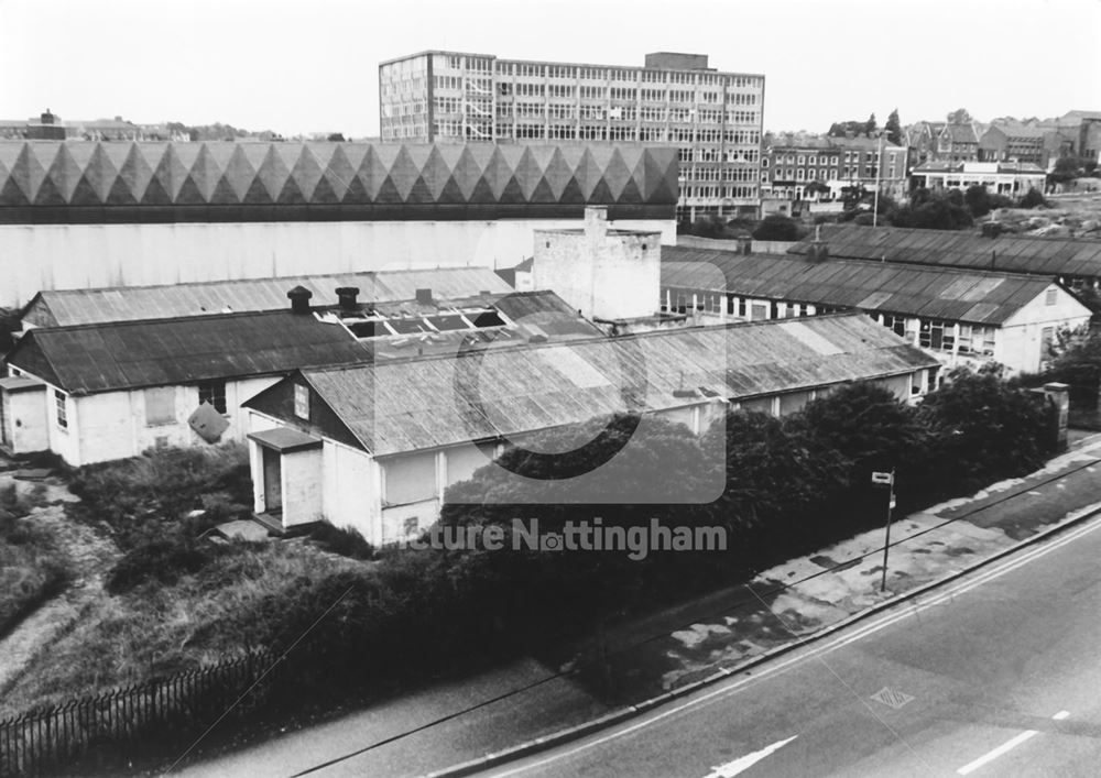 High-Level View of Huntingdon Street Looking North-West, Nottingham, c 1970s