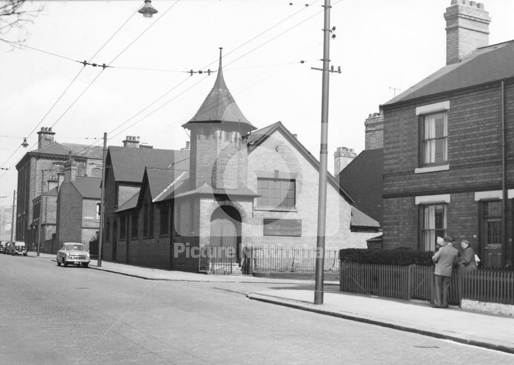 St Mark's Hall, Huntingdon Street, Nottingham, 1954