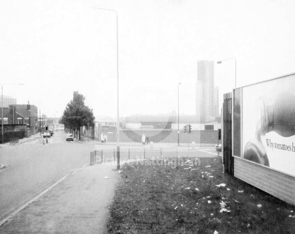 Huntingdon Street at Woodborough Road Junction, Nottingham, c 1970s