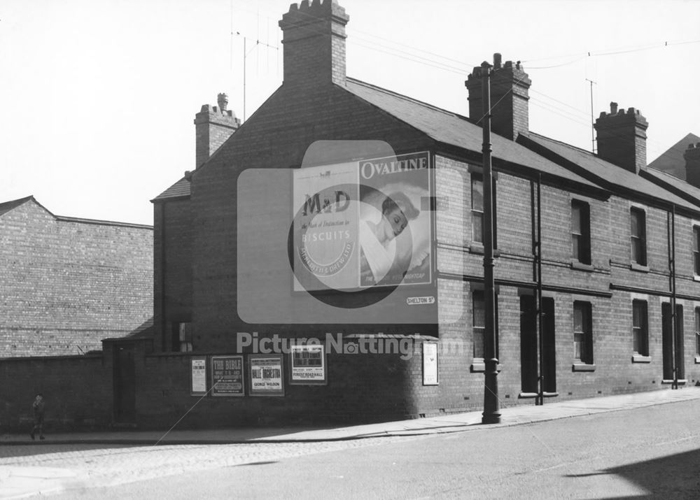 Woodborough Road at Shelton Street Junction, Nottingham, 1953