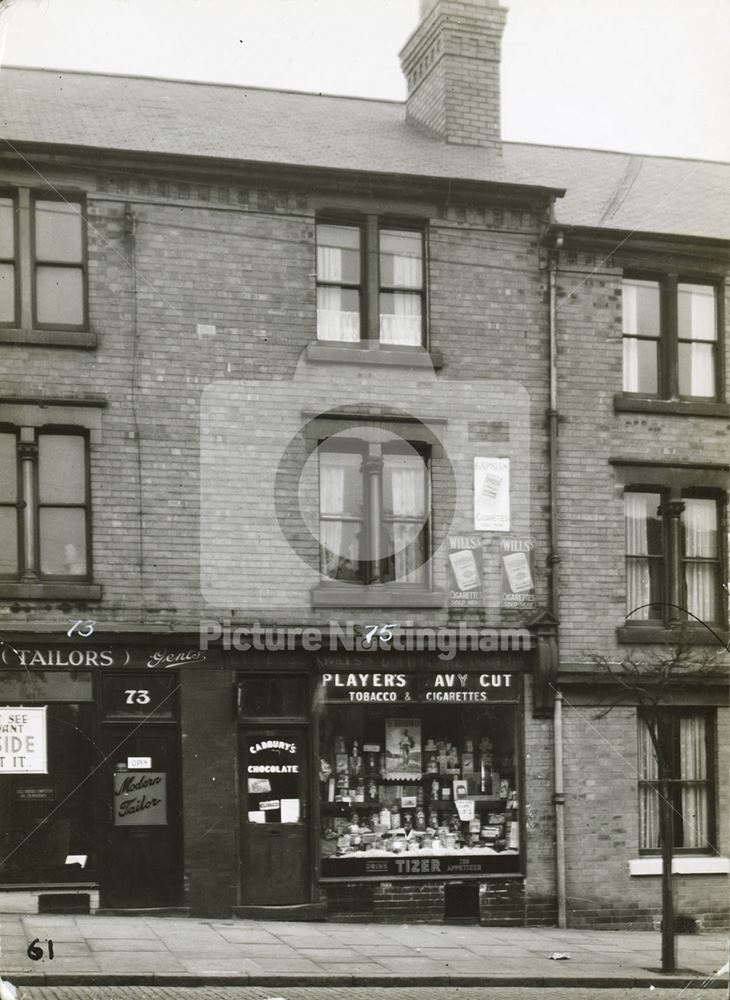 73-75 Ilkeston Road, Radford, Nottingham, 1949