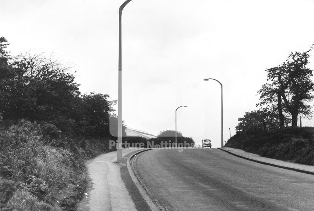 Hucknall Road, Highbury Vale, Nottingham, 1957