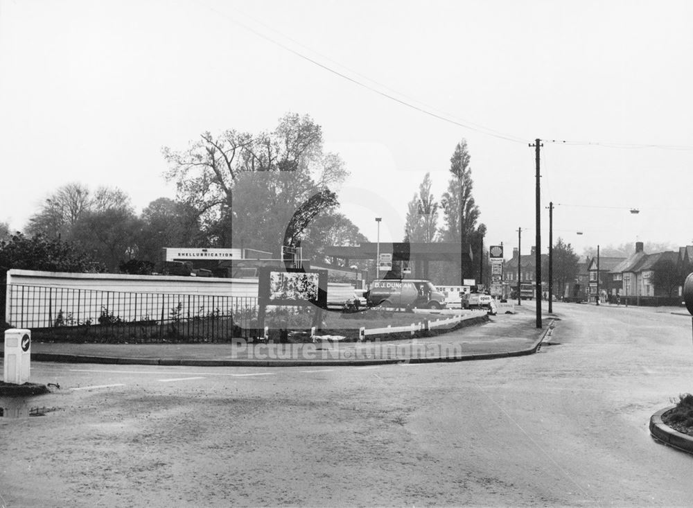 Hucknall Lane from Moor Bridge Looking South to Bulwell, Bulwell, Nottingham, c 1980