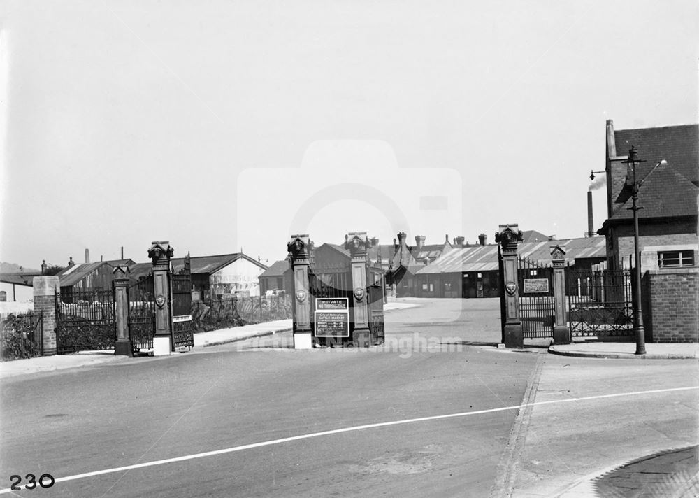 Entrance to The Cattle Market, Meadow Lane, Nottingham, 1949