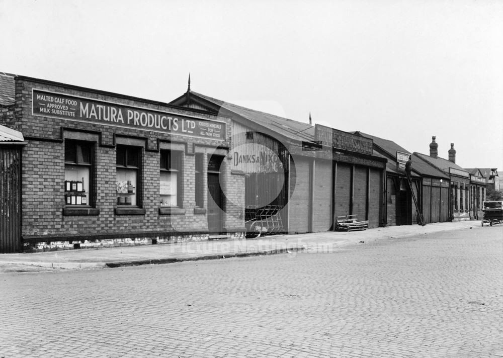 The Cattle Market, Meadow Lane, Nottingham, 1949