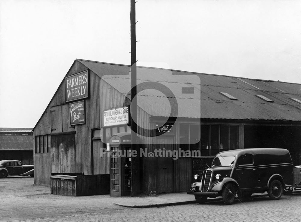 The Cattle Market, Meadow Lane, Nottingham, 1949