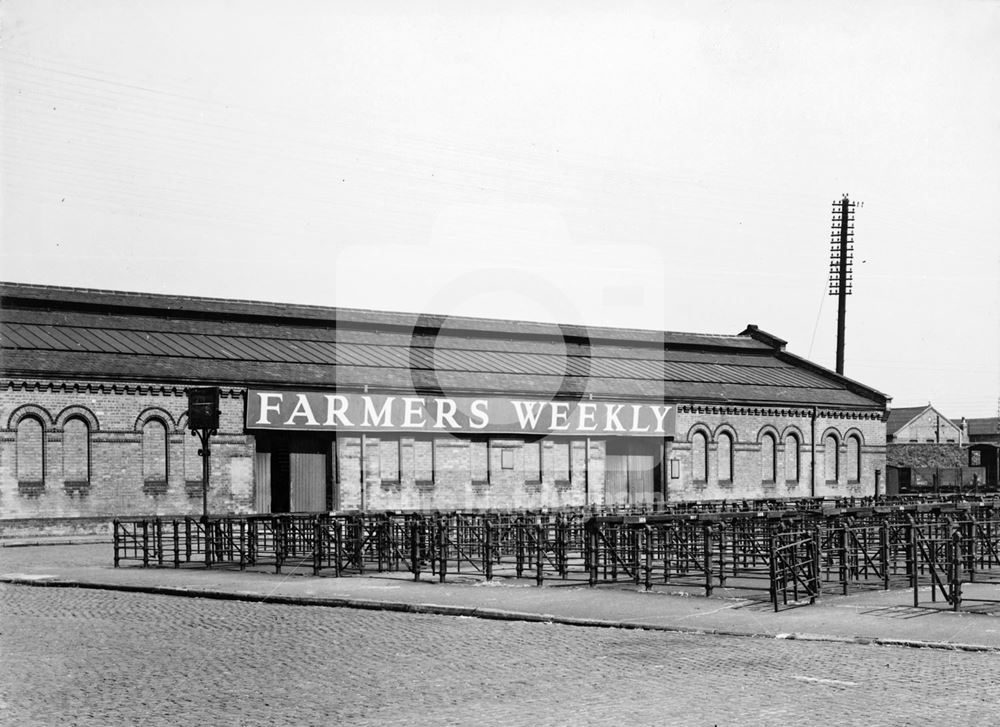 The Cattle Market, Meadow Lane, Nottingham, 1949