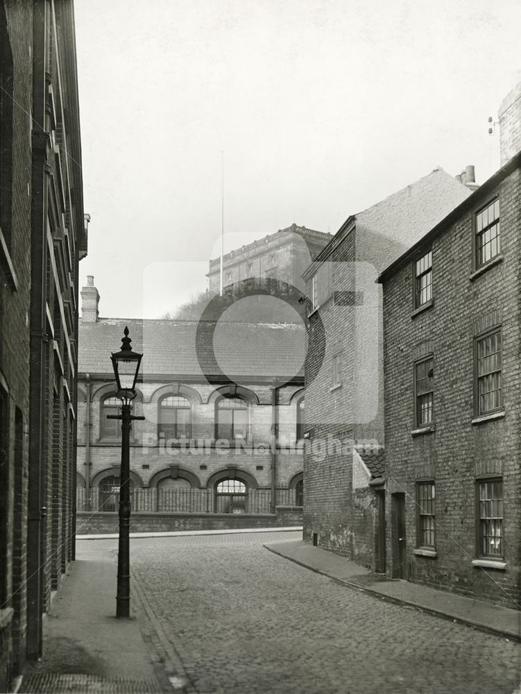 View to Castle Road from Edward Street, Nottingham, c 1937