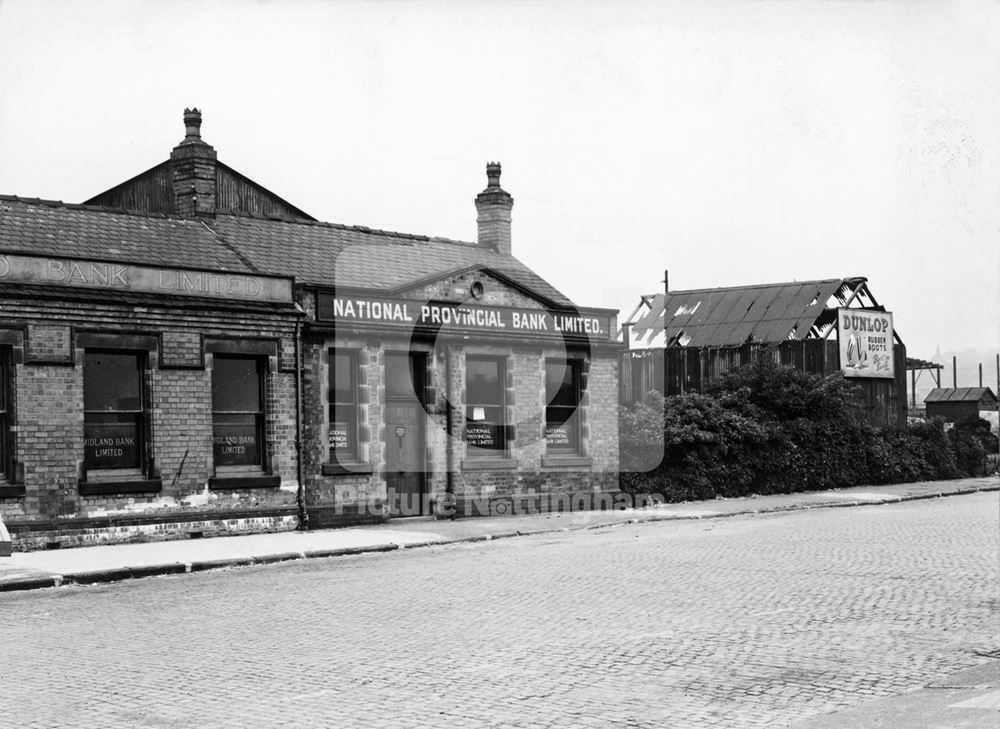 National Provencial Bank, The Cattle Market, Meadow Lane, Nottingham, 1949