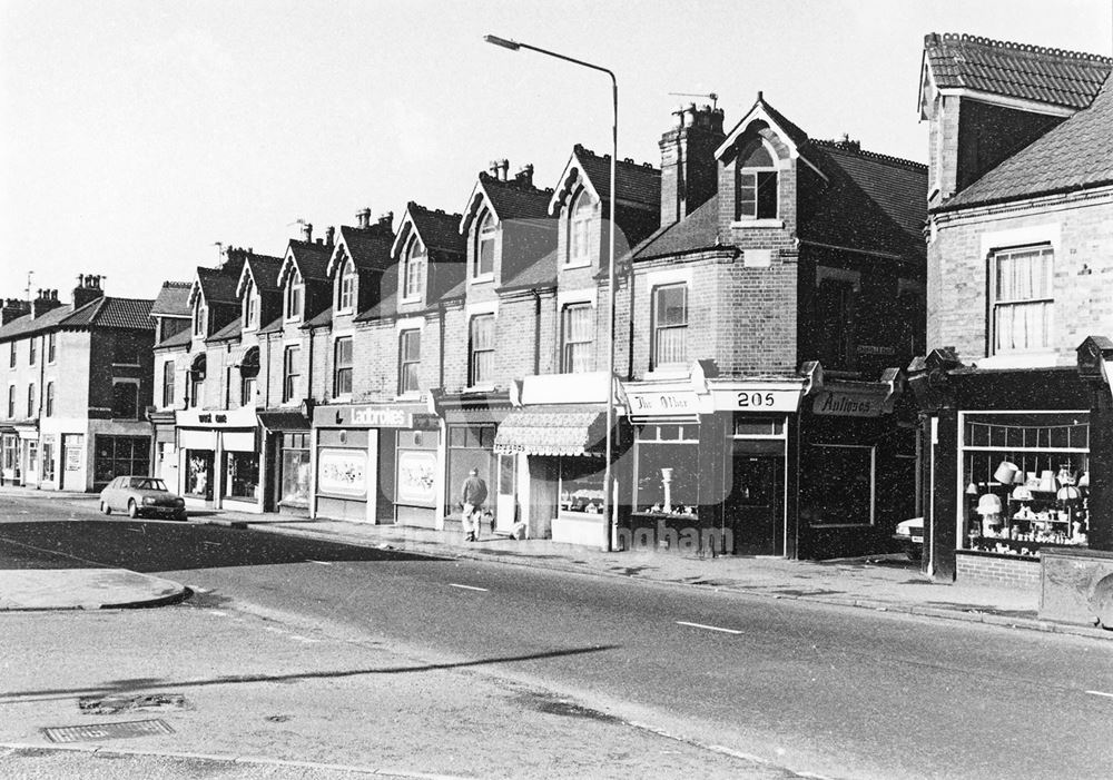 Carlton Road, Sneinton, Nottingham, c 1976