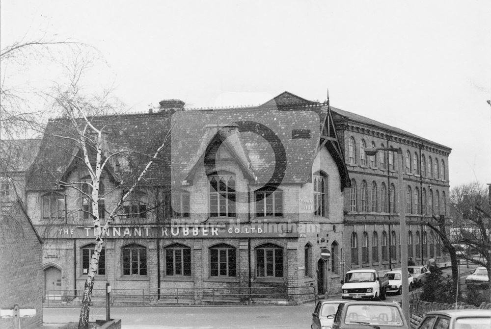 Tennant Rubber, St. Luke's Street, Sneinton, Nottingham, c 1976