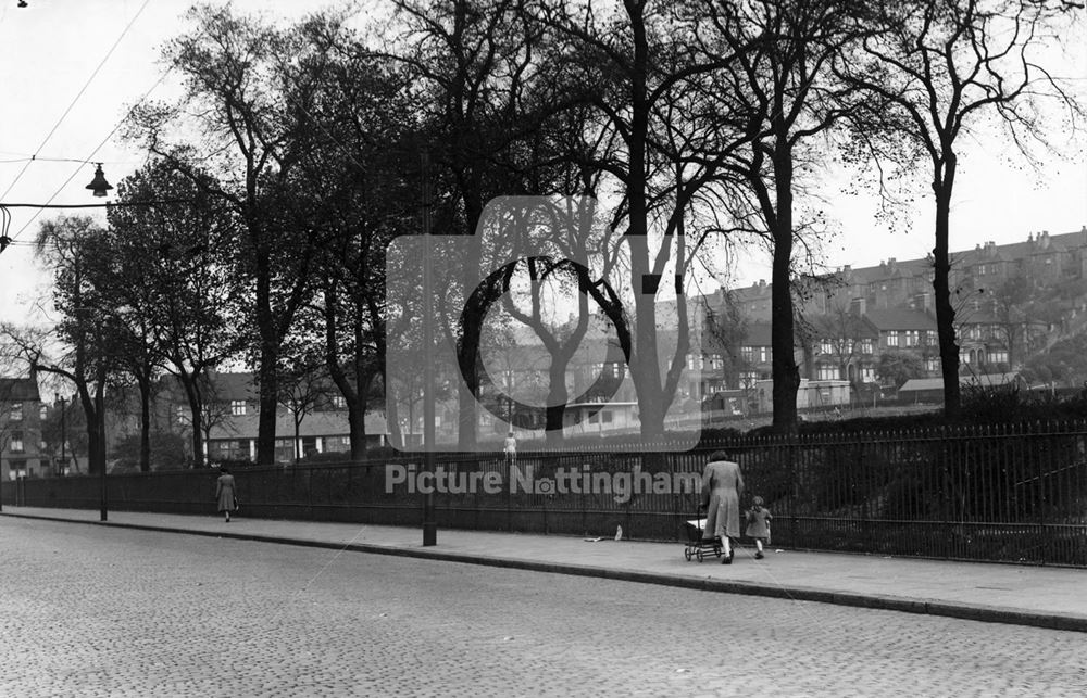 King Edward Park, Carlton Road, Sneinton, Nottingham, 1950