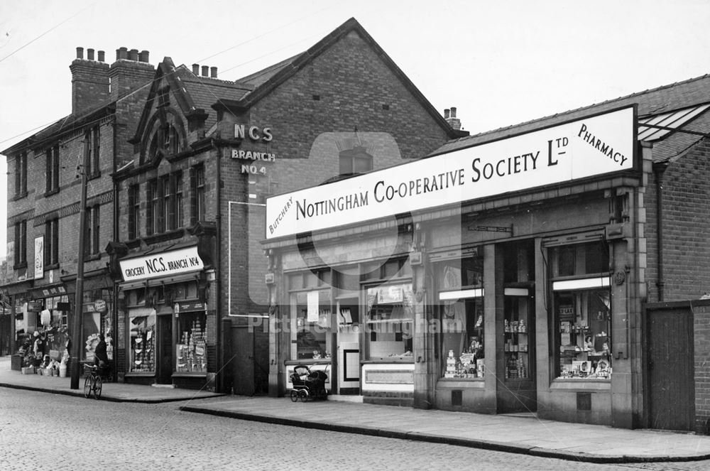 Nottingham Co-Operative Society, Carlton Road, Sneinton, Nottingham, 1950