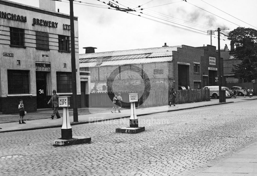 Former White Lion PH, Carlton Road, Nottingham, 1950