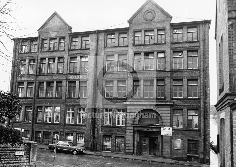 Former Eagle Works, Linnell Street, Sneinton, Nottingham, 1982