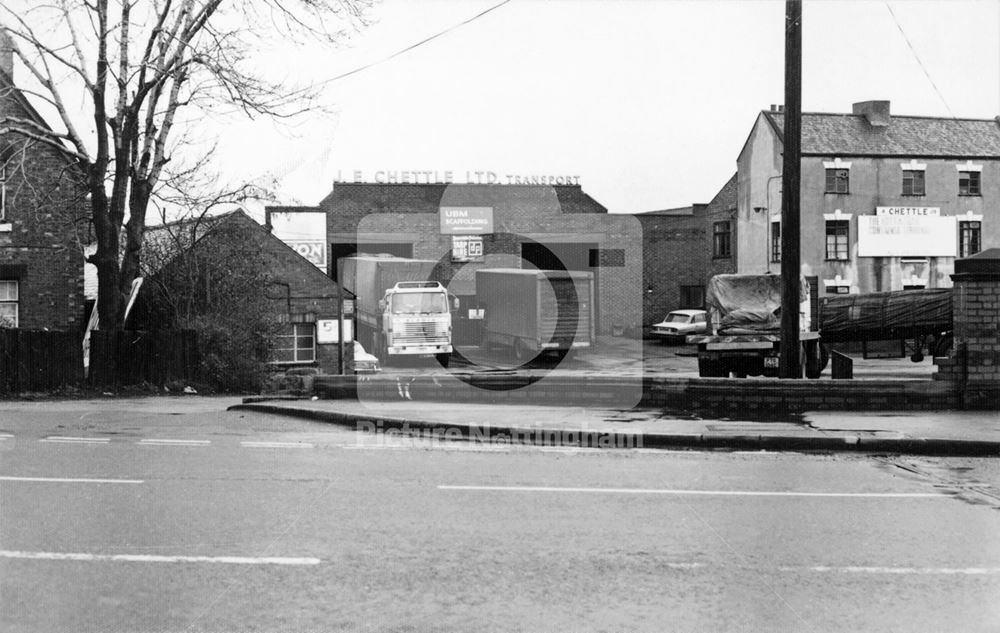 Chettle's Yard, St Peter's Street, Radford, Nottingham, 1977