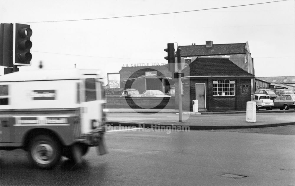 Chettle's Yard, St Peter's Street, Radford, Nottingham, 1977