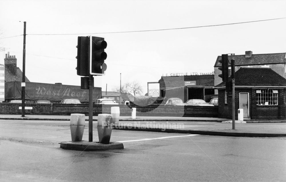 41A-42 Chettle's Yard, from Wollaton Road, Radford, Nottingham, 1977