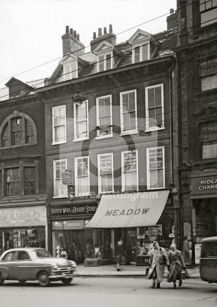 West Side, Wheeler Gate, Nottingham, 1956