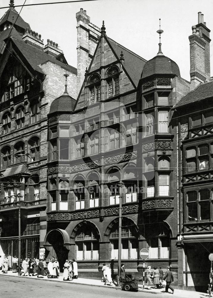 Borough Club, East Side of King Street, Nottingham, 1957