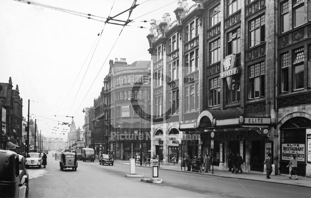 Upper Parliament Street, Nottingham, 1957