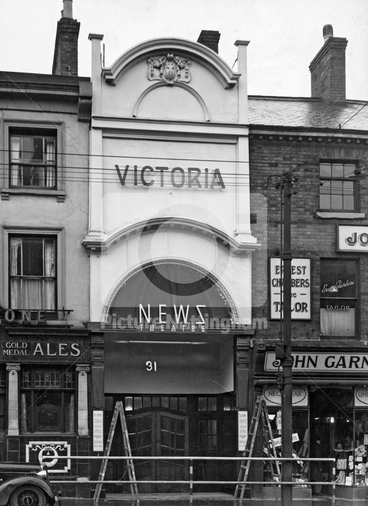 Victoria Cinema, Milton Street, Nottingham, 1949