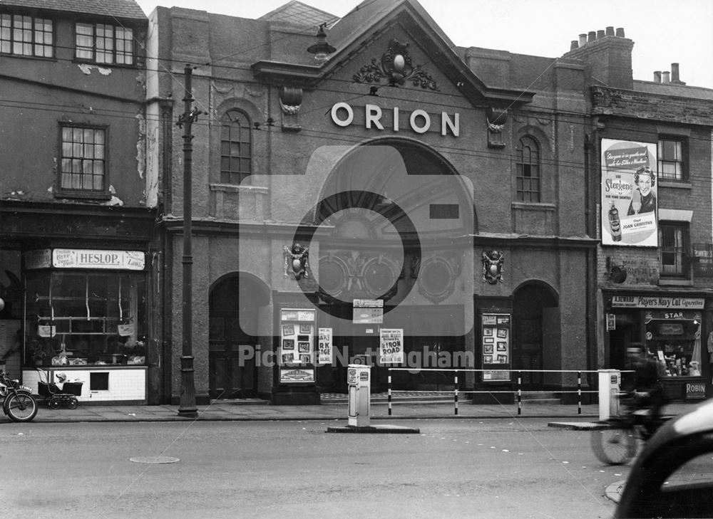 Orion Cinema, Alfteton Road, Radford, Nottingham, 1949