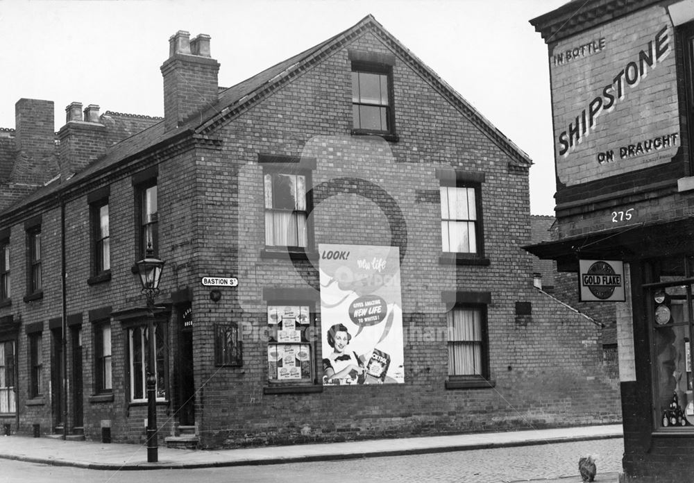 Denman Street, Radford, Nottingham, 1950