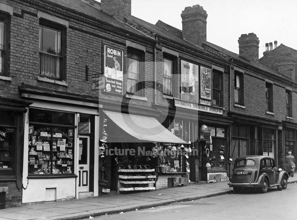 232-222 Denman Street, Radford, Nottingham, 1949