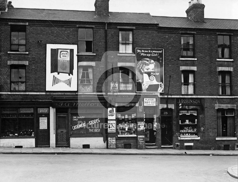 169-175 Denman Street, Radford, Nottingham, 1949