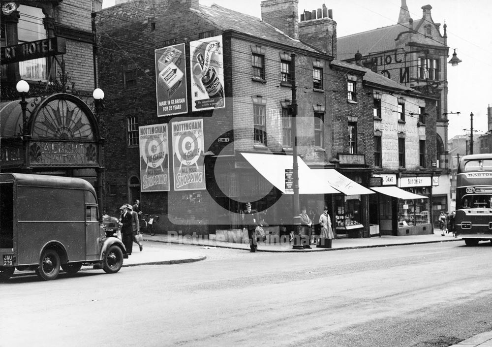 Nos 2-14 Derby Road, Nottingham, 1949