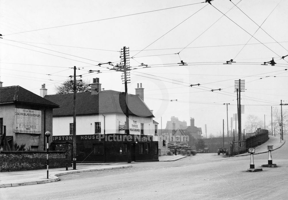 Three Wheatsheaves, Derby Road, Nottingham, 1949