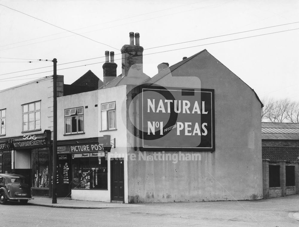 Strawbridge Newsagents and Co-Operative Society, Derby Road, Lenton, Nottingham, 1949