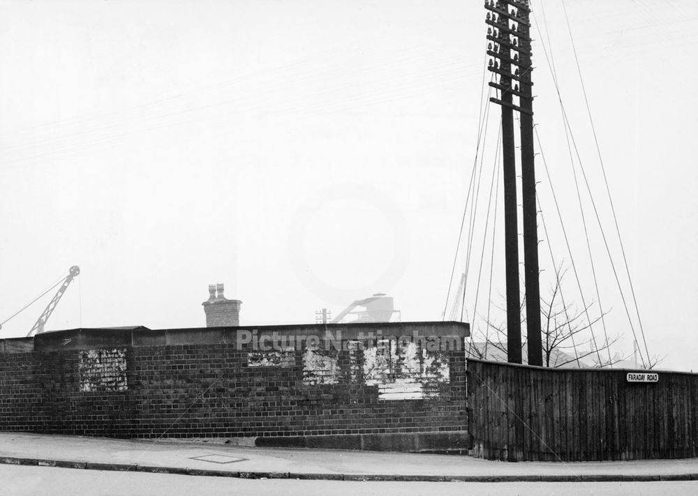 Derby Road and Faraday Road Junction, Lenton, Nottingham, 1949