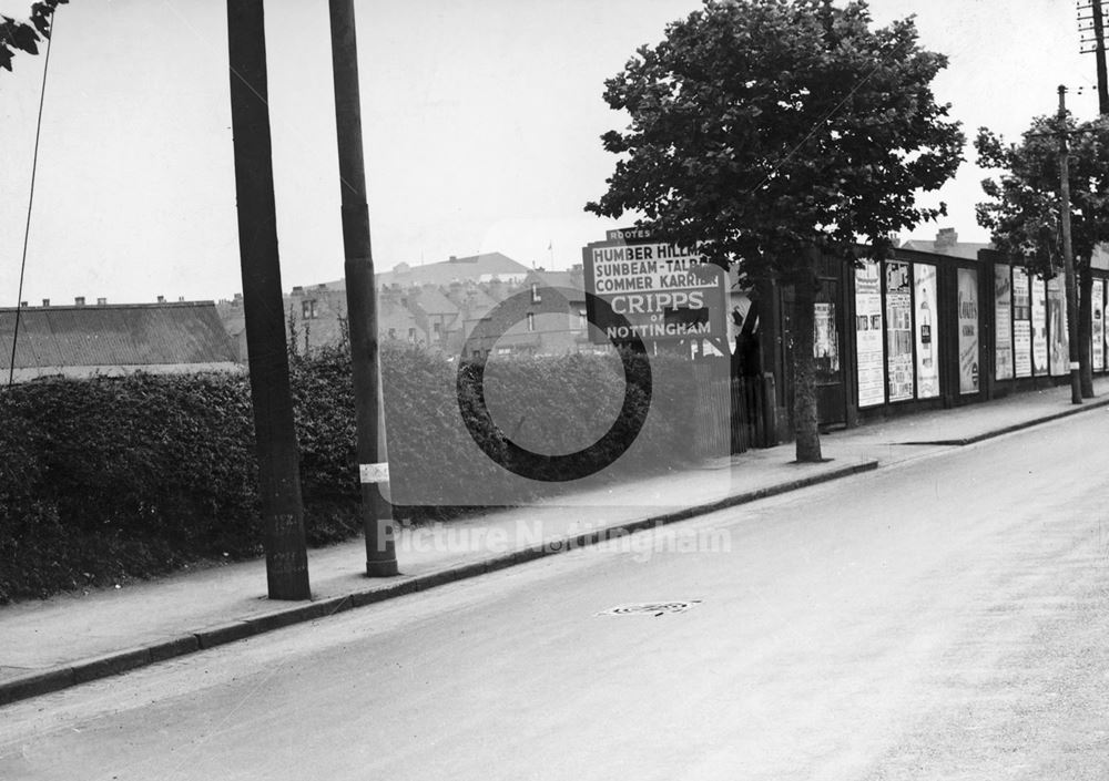 Former Lenton United Cricket Ground, Derby Road, Lenton, Nottingham, 1949