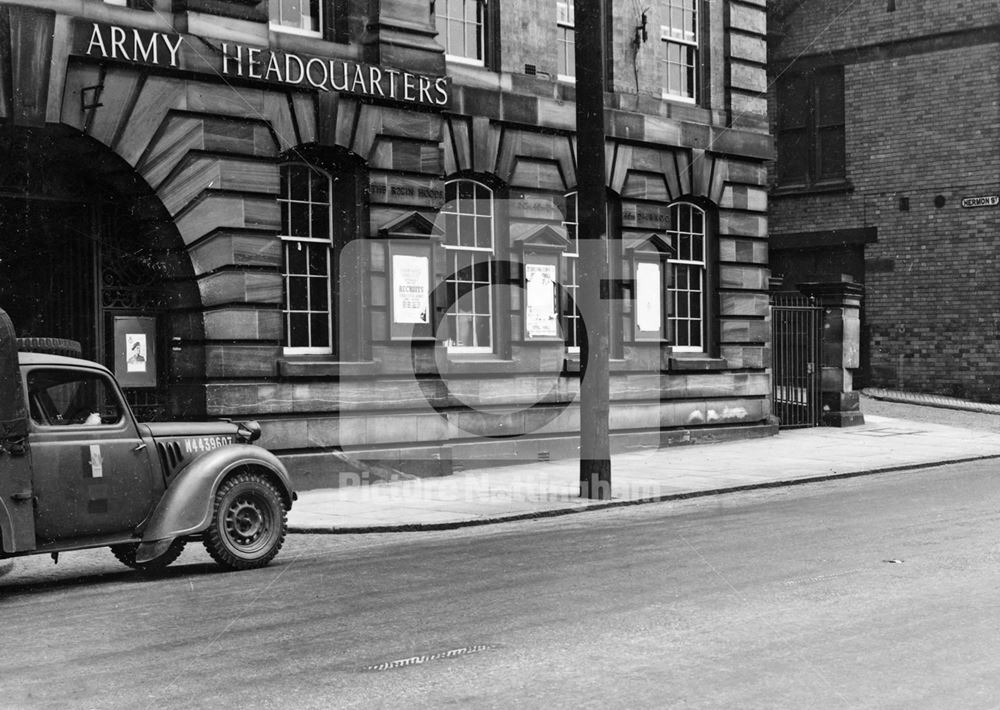 (Former) Territorial Army Headquarters, Derby Road, Nottingham, 1949