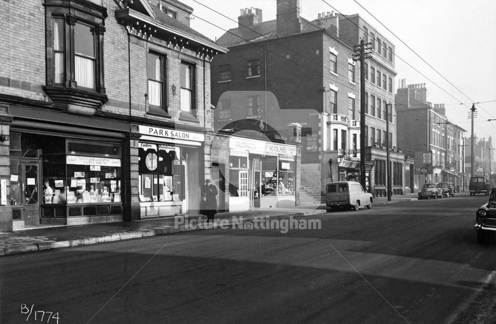 164-172 Derby Road, Canning Circus, Nottingham, 1959