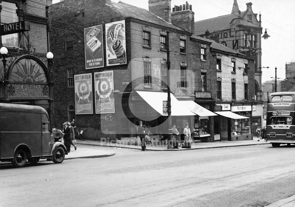 Nos 2-14 Derby Road, Nottingham, 1949