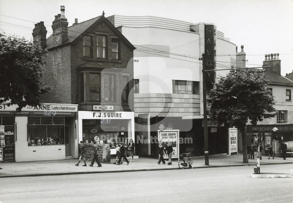 Savoy Cinema, Derby Road, Nottingham, 1949