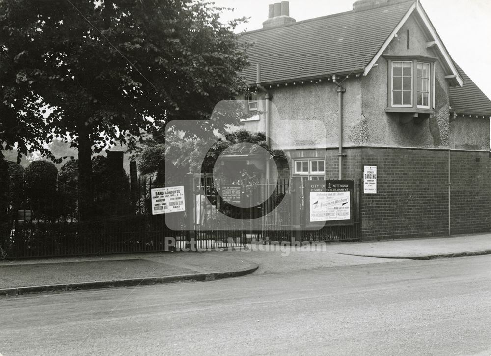 Entrance Lodge for Lenton Recreation Ground, Derby Road, Nottingham, 1949