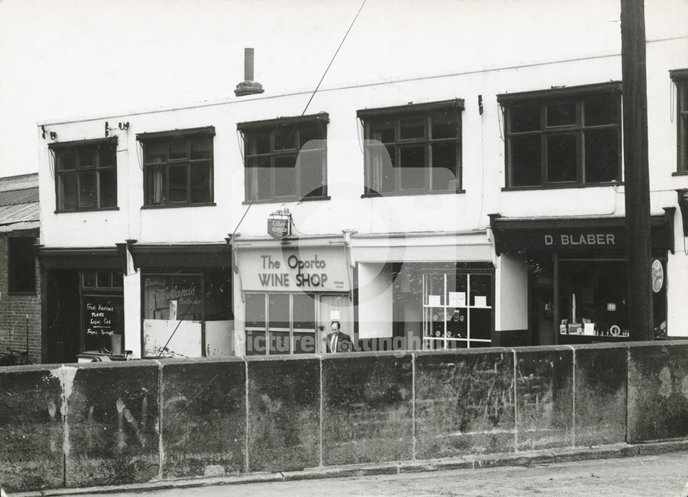 Derby Road at Junction with Kenyon Road, Lenton, Nottingham, 1949