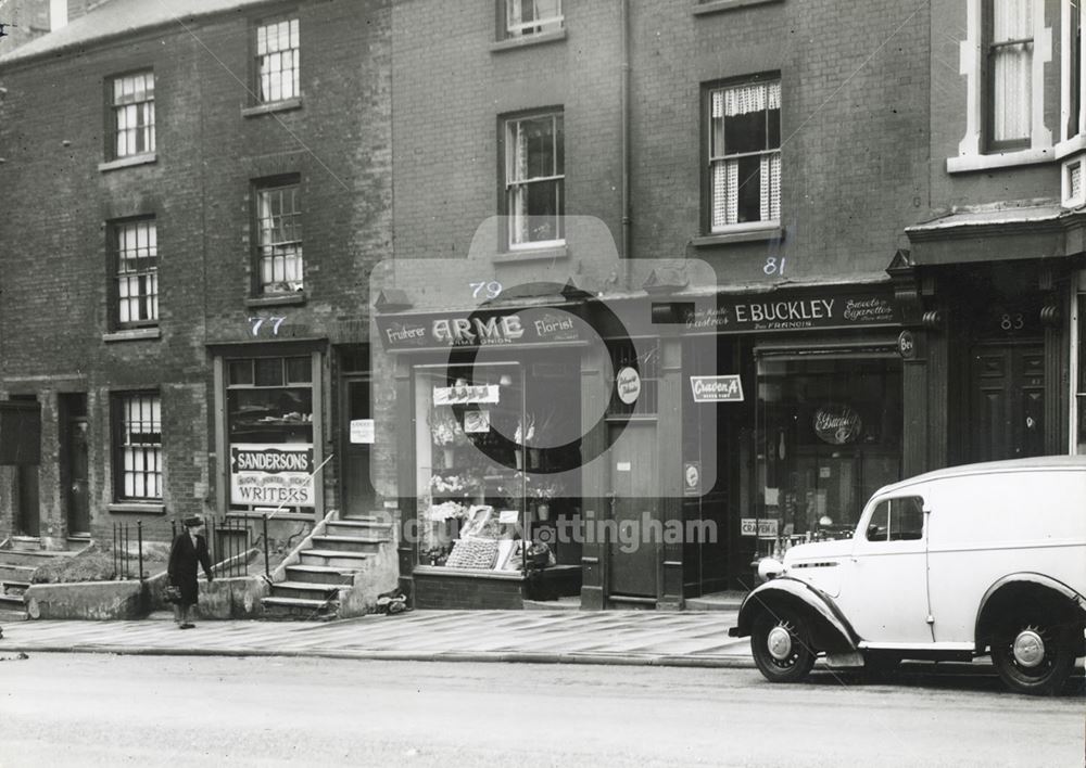 77-81 Derby Road, Nottingham, 1949