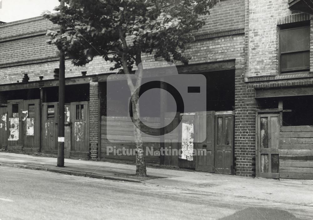 Between Barrack Lane and Rock Villas, Derby Road, Nottingham, 1949