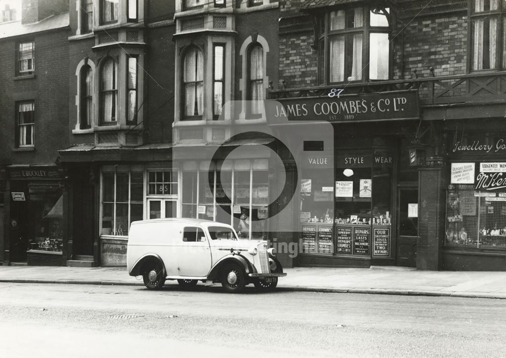 81-89 Derby Road, Nottingham, 1949